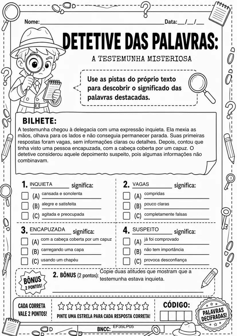 Caso em preto e branco: A Testemunha Misteriosa